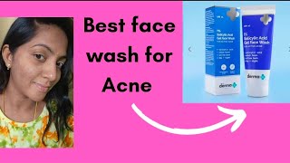 Derma co 1 Salicylic acid face wash Review review facewashbeauty [upl. by Honig]