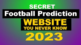 SECRET BETTING WEBSITE YOU NEVER KNOW IT EXIST  Accurate Website [upl. by Ecar]