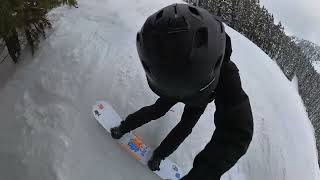 20240309Stevens PassSnowboarding I5  Warmup 2 [upl. by Niasuh]