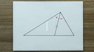48  Traçar a bissetriz interna relativa a um dos ângulos de um triângulo qualquer [upl. by Sterne630]