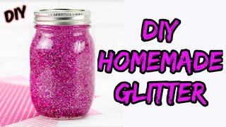 how to make glitter at home  diy glitter sand homemade glitter coloured Sand Substitute Twin Tag [upl. by Notna380]