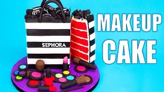 How to Make a Sephora Makeup Cake Tutorial [upl. by Petula]