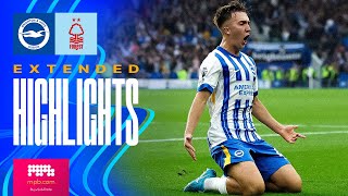 EXTENDED HIGHLIGHTS  Brighton v Forest  Premier League [upl. by Pamela]