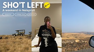 SHOT LEFT🌄 A weekend in Nelspruit travel vlog a whole lot of walking and driving [upl. by Dduj]