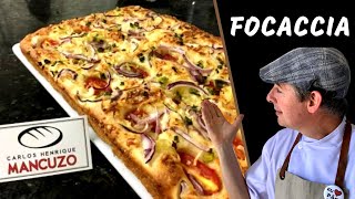 A melhor Focaccia que você já comeu  Receita simples  Método Fácil [upl. by Assiroc415]