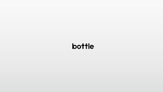 How to pronounce Bottle in british english [upl. by Amoeji]