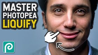 How to use the LIQUIFY Tool in Photopea Photopea Fundamentals [upl. by Coltun]