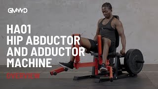 GMWD Hip Abductor And Adductor Machine HA01  Product Overview [upl. by Imotas]