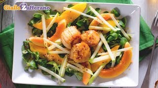 Capesante con insalata di frutta [upl. by Anairotciv]