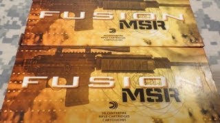 FEDERAL FUSION MSR 223 AMMO OVERVIEW [upl. by Iralav]