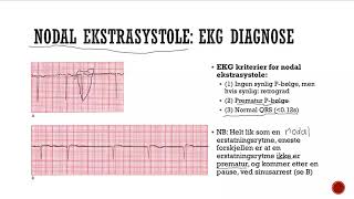 Klinisk EKG Ekstrasystoler [upl. by Shelman39]