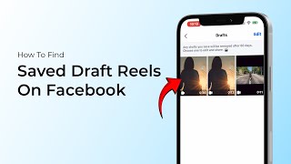 How To Find Saved Draft Reels On Facebook [upl. by Jayme857]