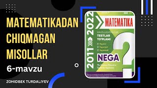 Matematikadan chiqmagan misollar 6mavzu Butun sonlar [upl. by Alyahsal719]