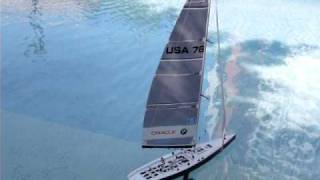 Kyosho RC Americas Cup Yacht [upl. by Aihsia222]