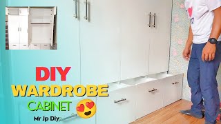 DIY WARDROBE CABINET  MADE from MARINE PLYWOOD Mr Jp Diy [upl. by Aroda]