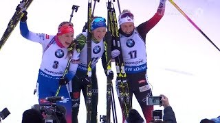 Biathlon  quotRuhpolding 2019quot  Massenstart Damen  Mass Start Women [upl. by Ahcire228]