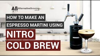 How To Make an Espresso Martini using Nitro Cold Brew Coffee [upl. by Nelo]