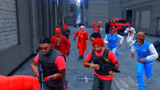 GTA 5 Bloods Vs Crips With Subscribers [upl. by Essilevi621]