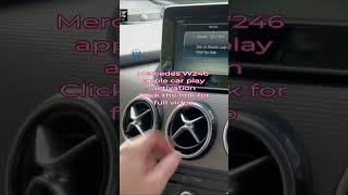 How to activate Apple carplay Mercedes w246 b class 2016 to 2017 with NTG5S1 [upl. by Angell]