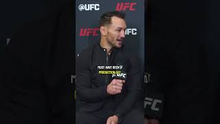 Nina Drama asks Michael Chandler about a funny Bo Nickal interview shorts mma ufc [upl. by Yerdna]