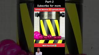 Grinder Vs Grinder amazingfacts hydrolicpress hydrolikpress experiment amazing crazyhydraulic [upl. by Arykat215]