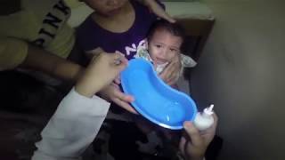 Crying 2 Year Old Boys Earwax Removal By Ear Irrigation [upl. by Stuckey577]