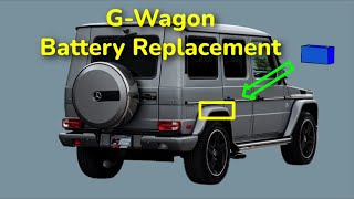 Mercedes GWagon Battery Replacement [upl. by Anole]