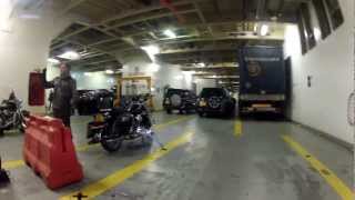 Parkage des motos dans le ferry [upl. by Audwen]