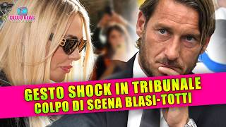 Ilary Blasi e Francesco Totti Gesto Shock in Tribunale [upl. by Bushore]