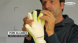 uhlsport Pure Alliance  Absolutgrip Handschuhe 2020 [upl. by Enirahtac910]