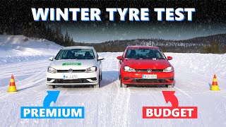 Expensive VS Cheap Winter Tyres ❄ Are Budget Winter Tyres Safe [upl. by Rehtaef9]