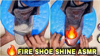 Asmr Cobbler 1000 Shoe🔥Fire🔥Shoe Shine Asmr Ready To Sleep Good Asmr Sound And Relax Your Mind😴 [upl. by Asilej282]