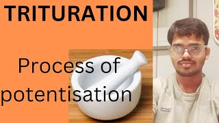 Trituration  trituration in homoeopathy  homoeopathic pharmacy part 2 [upl. by Ragse]