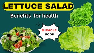 Lettuce Salad health benefits benefits of lettuce salad [upl. by Federica]