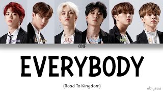 ONF 온앤오프  Everybody Road To Kingdom color coded lyrics HanRomEng [upl. by Ahsitam]