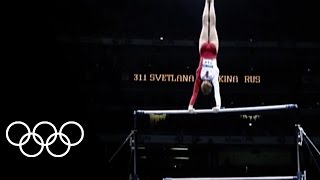 How Svetlana Khorkina became Uneven Bars Olympic Champion [upl. by Esirrehc]