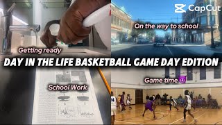 Day In The Life of a High School Basketball Player Game Day Edition Mini Vlog [upl. by Nagol]