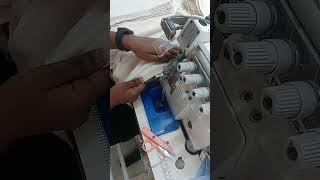 Front placket serging kaizen machine sewing tirupur fashion sewinghacks sewingmachine [upl. by Berriman]