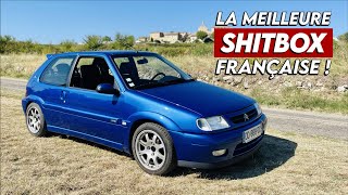 TestAuto  CITROEN SAXO VTS 16V  Nulle sur le papier GÉNIALE en vrai [upl. by Nosniv]