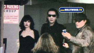 Marilyn Manson amp New Girlfriend MIngle STK [upl. by Nyad]