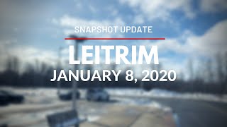 OTrain Line 2  Snapshot of Leitrim Station  January 8 2020 [upl. by Nanis]