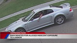 Man wanted for indecent exposure to a minor [upl. by Yrram]