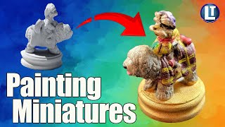 BEGINNERS GUIDE to Painting Board Game Miniatures  Labyrinth 1986 [upl. by Akinuahs8]