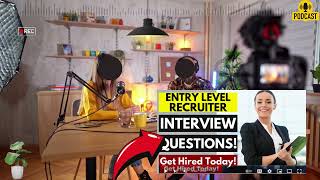 Entry Level Recruiter Interview Questions and Answers  Popular Entry Level Recruiter Interview [upl. by Woodman479]