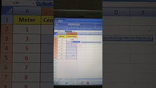 Convert Meter To Centimeter trending spreadsheet spreadsheetlife microsoftoffice exceltech [upl. by Hanshaw]