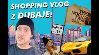 DUBAI VLOG GUCCI x TNF  ÚTRATA 60000Kč za VETEMENTS JORDANRAF SIMONS a ALXNDR MCQUEEN v Dubaji [upl. by Anirdnaxela]