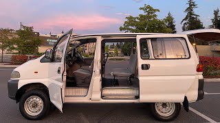 Mitsubishi Delica 4WD turbo L400 Space Gear cargo van 10 speed RHDJDM [upl. by Aicelav]