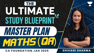 Master Plan for CA Foundation January 2025  Quantitative Aptitude  Shivani Sharma [upl. by Yddeg]