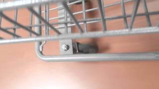 Shopping cart wheel flutter  wheel shimmy [upl. by Akitnahs]