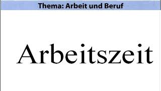 Start Deutsch 1 Sprechen Teil 2– Thema Arbeit und Beruf [upl. by Tessi]